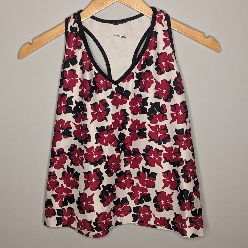 Nike Floral Tank Top Woman's Large
